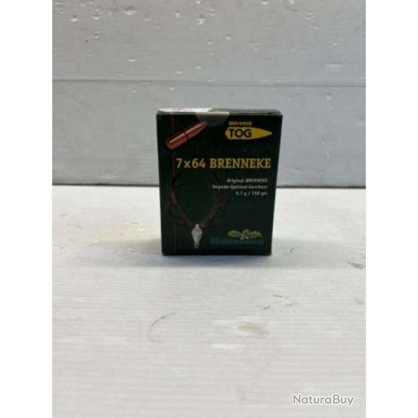 NEUF!!! BALLES BRENNEKE TOG 7X64 150GR BOITE DE 10