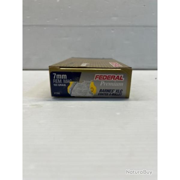 NEUF !!! BALLES 7REM MAG F�D�RAL PREMIUM BARNES XLC