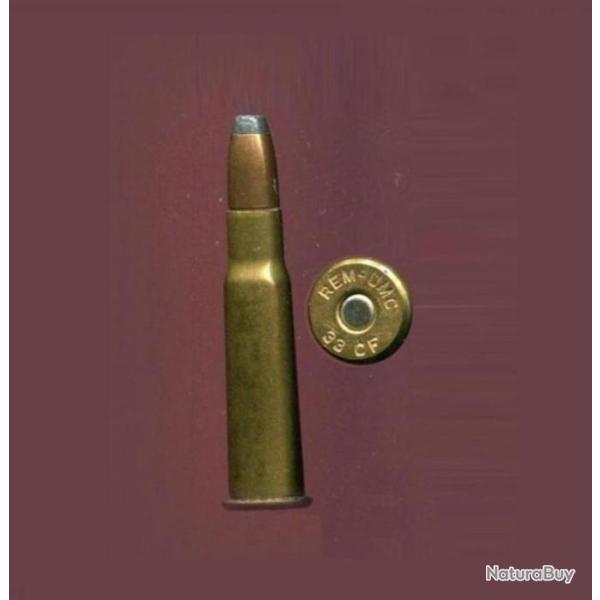 .33 WCF - REM-UMC - balle cuivre plointe plomb mplate - cartouche rare