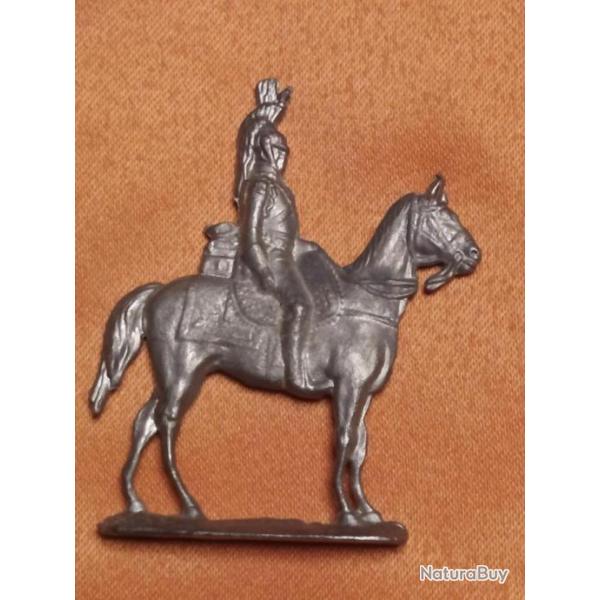 CUIRASSIER , 1/2 RONDE BOSSE OU PLAT D'ETAIN A PEINDRE