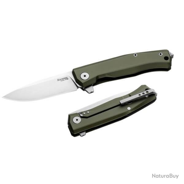 MT01A.GS Couteau pliant Lionsteel "Myto" Aluminium vert avec outil de serrage