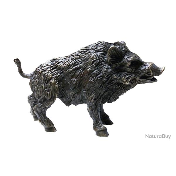 Figurine �tain patin� bronze Sanglier E
