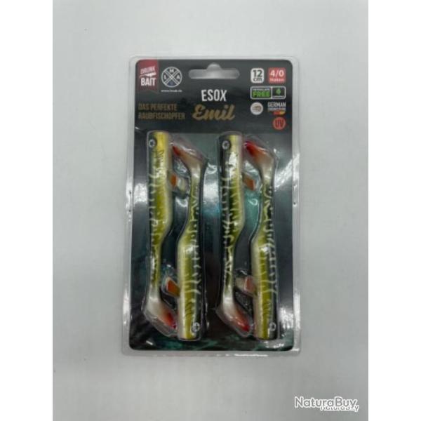 Leurre souple lmab drunk bait esox Emil 12 cm