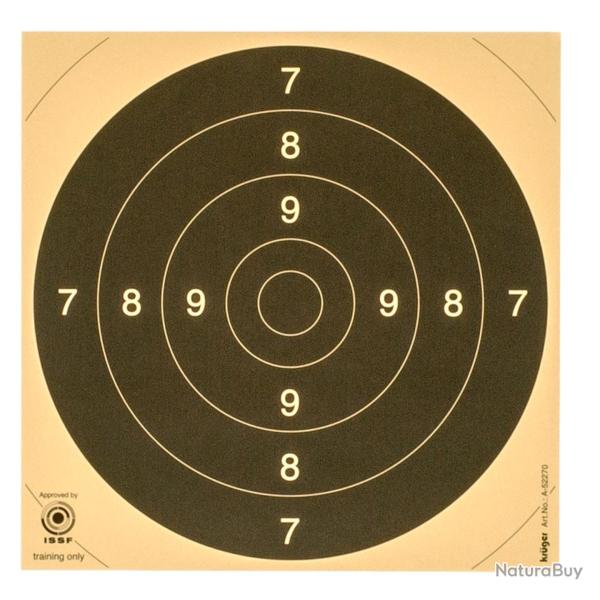 CARTONS - CENTRE DE CIBLES - C50/ 21 X 21 CM - PAQUET DE 100