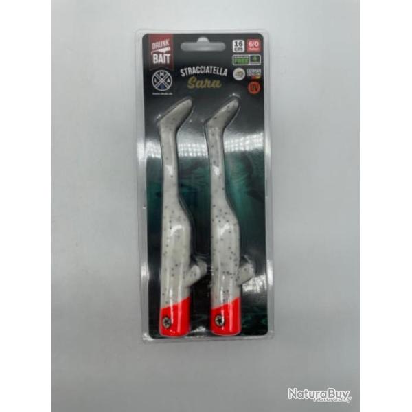 Leurres souples lmab drunk bait stracciatela Sara 16 cm
