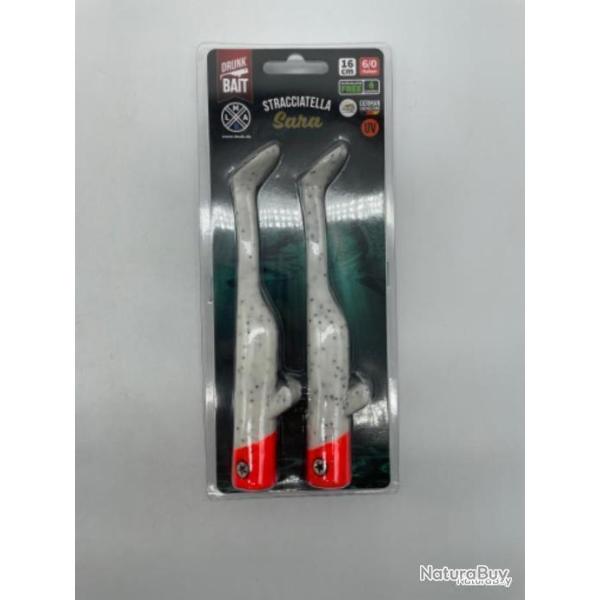 Leurres souples lmab drunk bait stracciatela Sara 16 cm