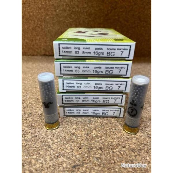 5 Boites de 10 cartouches Jocker 14 mm C/32/63/08 - 16 g - Bourre grasse