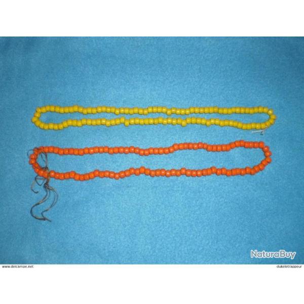 Perles en verre vendues en colliers ! Pour Indianistes, Trade, RendezVous,etc...
