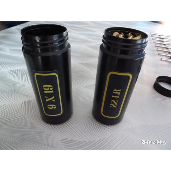 boite etanche transport ou stockage munitions (lot x2)