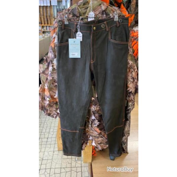 Fuseau En Cuir Marron Lovergreen TAILLE 44