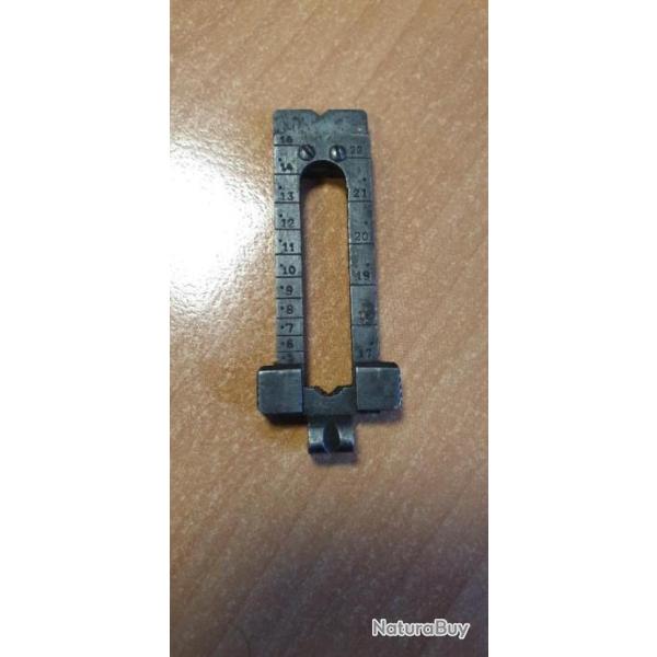 Hausse fusil Steyr Kropatschek 1886