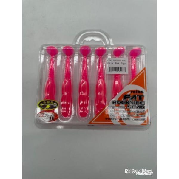 Leurres souples reins fat rockvibe Shad Pink sigh
