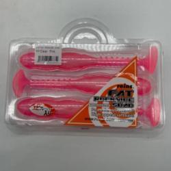 Leurres souples reins fat rockvibe Shad clear pink 6,5 pouces
