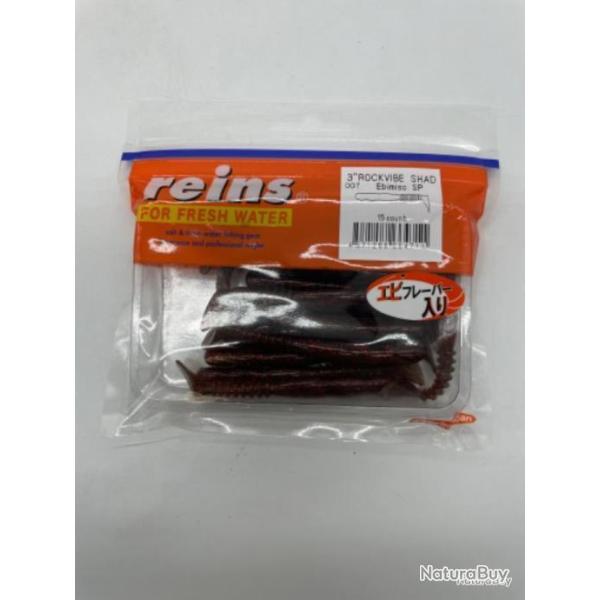 Leurres souples reins rockvibe Shad ebimiso SP 3 pouces