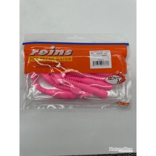 Leurres souples reins rockvibe Shad bubble gum 3,5