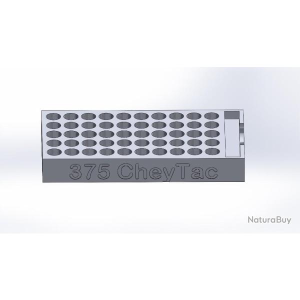 Plateau de rechargement calibre 375 CheyTac