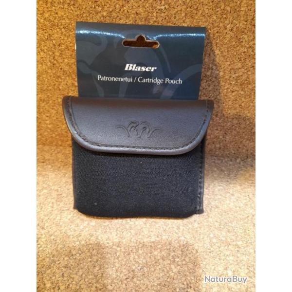 Cartouchi�re Blaser cordura/cuir 12 munitions