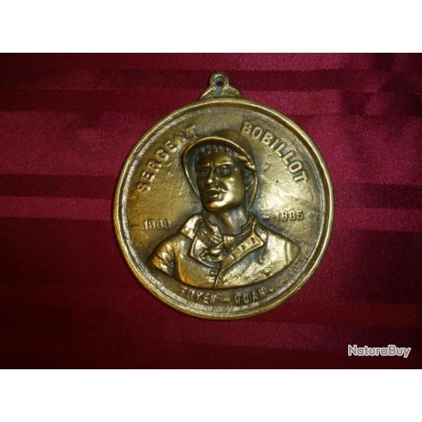 m�daille uniface SERGENT BOBILLOT