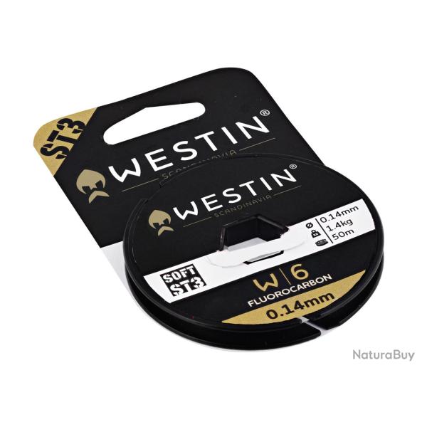 Fluorocarbone Westin W6 ST3 Clear 35m 26,1kg 0,62mm
