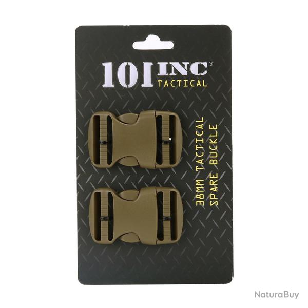 Boucles de rechange tactiques 38mm - set de 2 (Couleur Coyote)