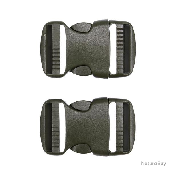 Boucles de rechange tactiques 38mm - set de 2 (Couleur Kaki)