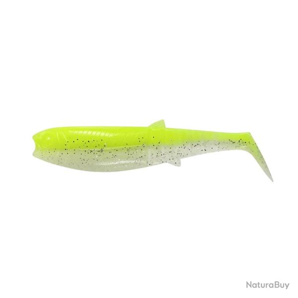 Leurre Souple Savage Gear Cannibal Shad 10cm Flou Yellow Glow