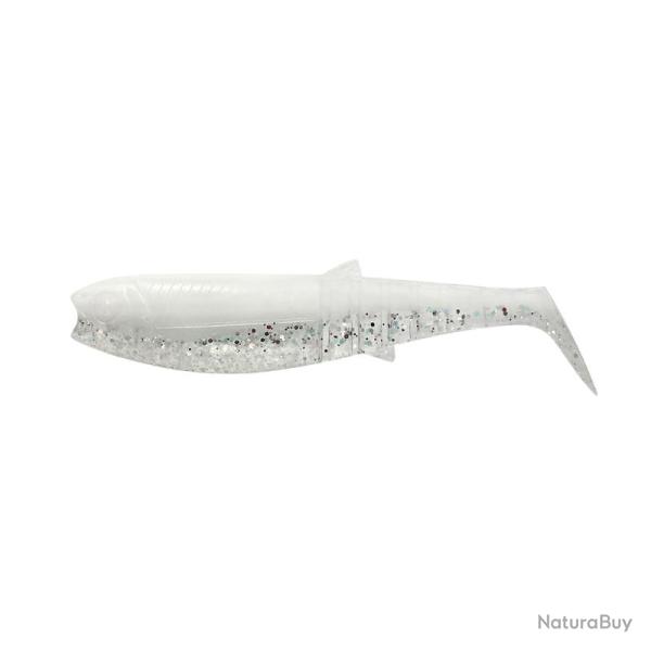 Leurre souple Cannibal Shad 12.5cm Savage Gear 20gr White Flash
