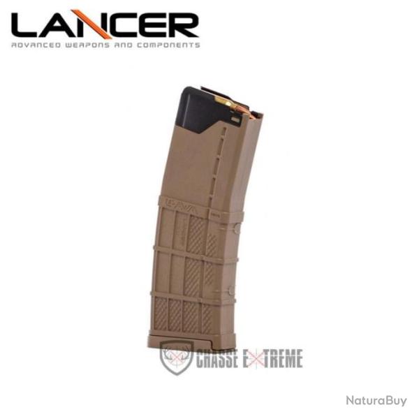Chargeur LANCER Opaque 30 Cps Cal 5.56 Fde pour Ar-15