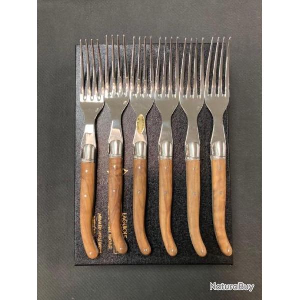 ENSEMBLE FOURCHETTES LAGUIOLE ARBALETE G.DAVID