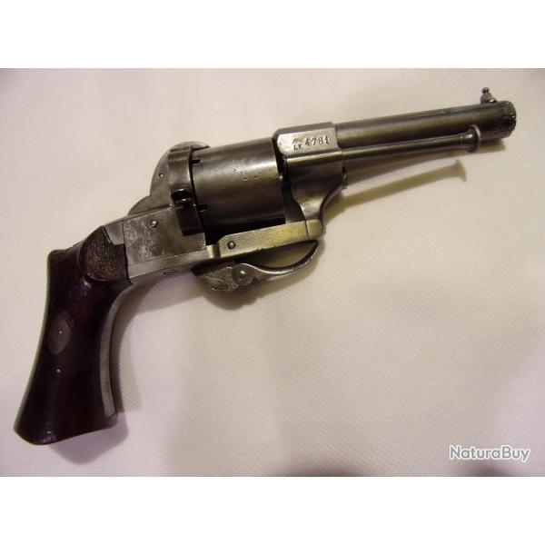 V�ritable r�volver LEFAUCHEUX 7mm � broches