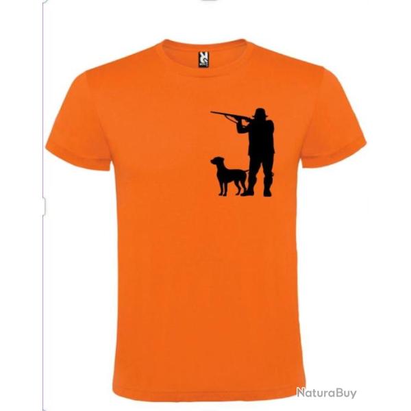 T-shirt 100 % coton motif chasseur votre t-shirt chasse sp�ciale Personnaliser