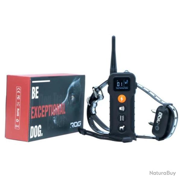 PACK ROG T1000 2-EN-1 DRESSAGE + ANTI-ABOIEMENT avec 2 colliers