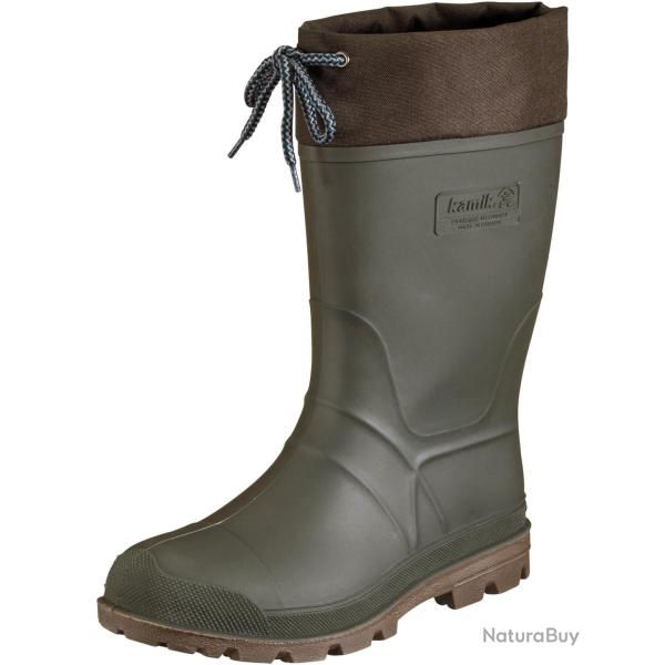 Bottes en caoutchouc thermiques Champ Couleur Kaki