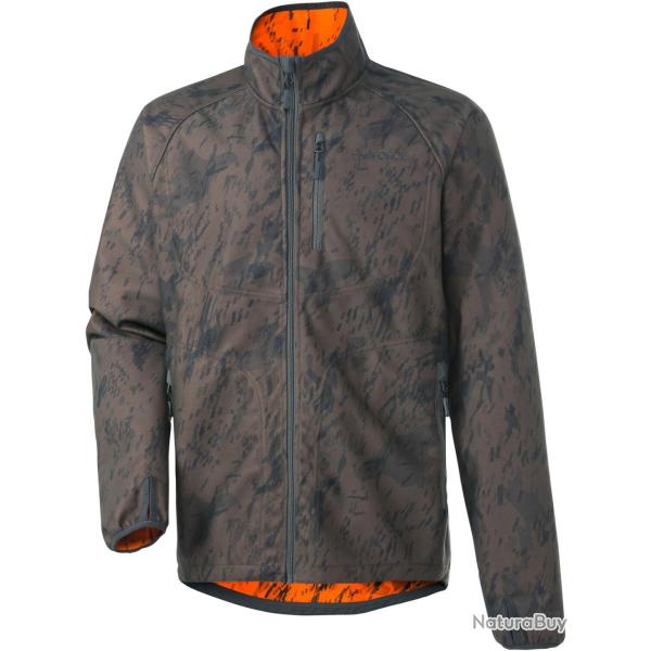Veste polaire r�versible 2 Sphere X Couleur Camo orange marron