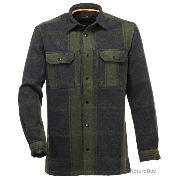 Chemise  carreaux Frank Couleur Carreaux vert gris