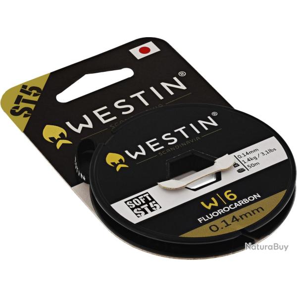 Fluorocarbone Westin W6 ST5 Fluorocarbon Clear 50m 0,26mm 4,3kg