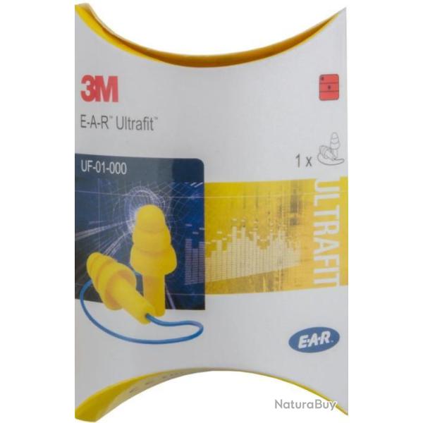 Lot de 10 bo�tes de bouchons d'oreille 3 M ultrafit