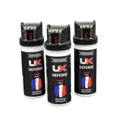 Umarex 3X Bombe gel poivre UX 50ml avec avec clapet de s&eacute;curit&eacute;