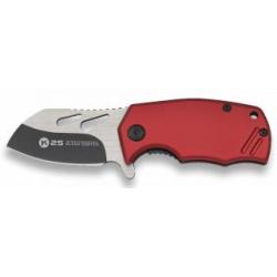 Couteau pliant rouge K25 MINI II. Clip