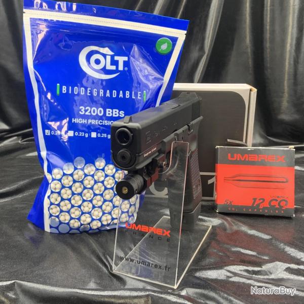 Pack laser pr�t a tirer - GLOCK 17 "GEN 4"- Cal. BBs 6mm - Airsoft - Umarex