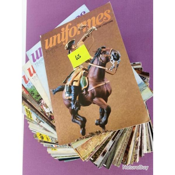 Collection de 50 num�ro de la revue "Uniforme" entre le 51 et le 110