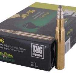 CARTOUCHE BRENNEKE TUG Cal. 30-06 181grs - boite de 20