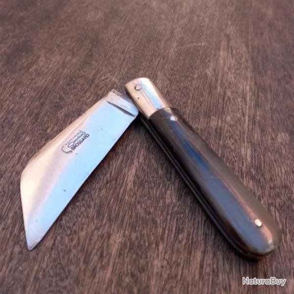 Ancien Couteau DONJON V�RITABLE CUILL�RE BROSSARD Manche en corne