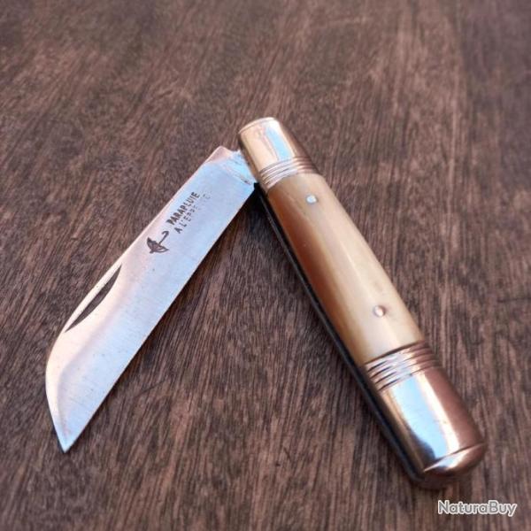 Joli Couteau R�gional LE TONNEAU PARAPLUIE � L �PREUVE Manche en corne