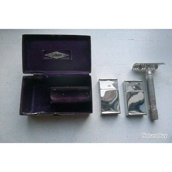 RASOIR GILLETTE SINGLE RING BRIT PAT N�28763-02.