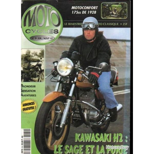 moto cycles 1997 8 et 9, kawasaki h2, famille kaffee racer, terrot 500 militaire, side harley,