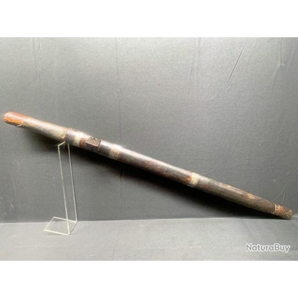 BELLE �P�E AFRICAINE SHI / BASHI ,XIX� SIECLE, EST DU CONGO, PI�CE PEU COURANTE POUR COLLECTION