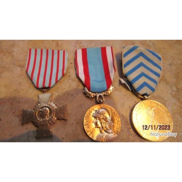 m�daille comm�morative Alg�rie maintien ordre s�curit� AFN croix combattant Afrique du Nord