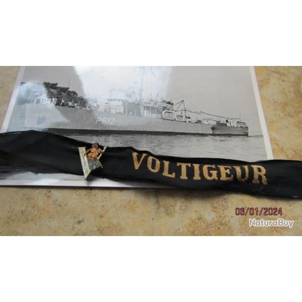 bande bachi photo LE VOLTIGEUR patrouilleur escorteur c�tier marine nationale (22/Pl. 26)Indochine