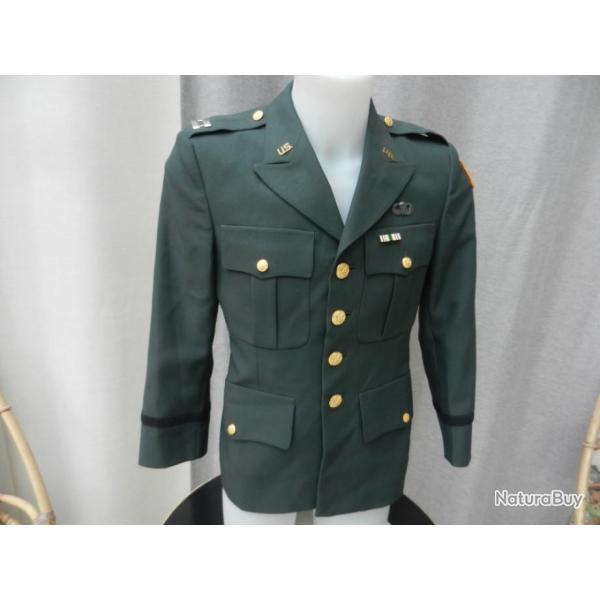 veste pantalon cravate militaire d'officier US am�ricain (avec insignes)
